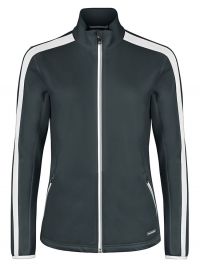 Fleecejacke für Winter Damen in Blau, warm und atmungsaktiv, mit Stehkragen und Reißverschlusstaschen